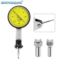 accurate dial gauge test indicator precision metric with dovetail rails mount 0 4 0 01mm measuring instrument tool