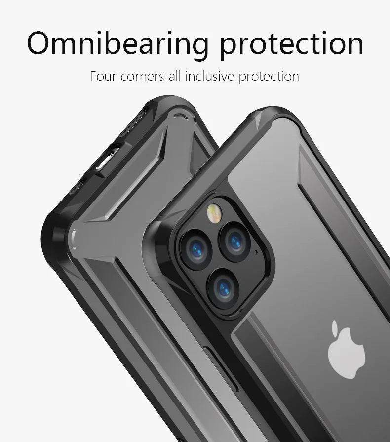 Матовый ударопрочный чехол из поликарбоната с мягкими краями для iPhone 11 Pro Max 7 Plus 8 X