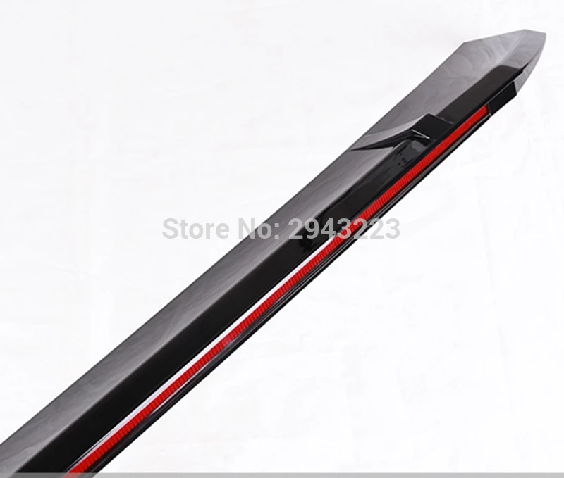 For Honda Civic Spoiler 10th ABS Plastic Gloss Black Color Rear Roof Trunk Wing Boot Rear Spoiler With Led Light