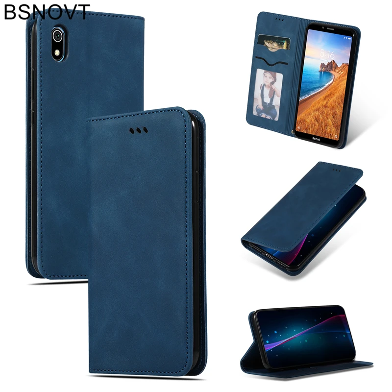 Чехол для Xiaomi Redmi 7A чехол в деловом стиле бампер кожаный телефона