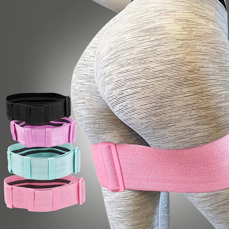 Регулируемые Эспандеры для бедер Нескользящие эластичные ленты тренировок