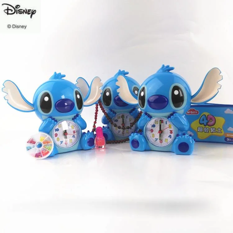 

2021 Disney genuine cartoon creative cute talking alarm clock star baby children's gift digital clock
