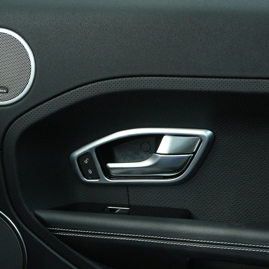 4 шт. хромированные наклейки на дверную ручку салона автомобиля Range Rover Evoque 2011