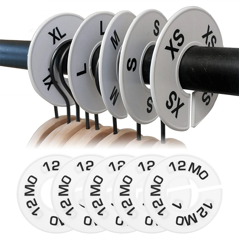 5 шт. круглые разделители для одежды детей|Этикетки одежды| |