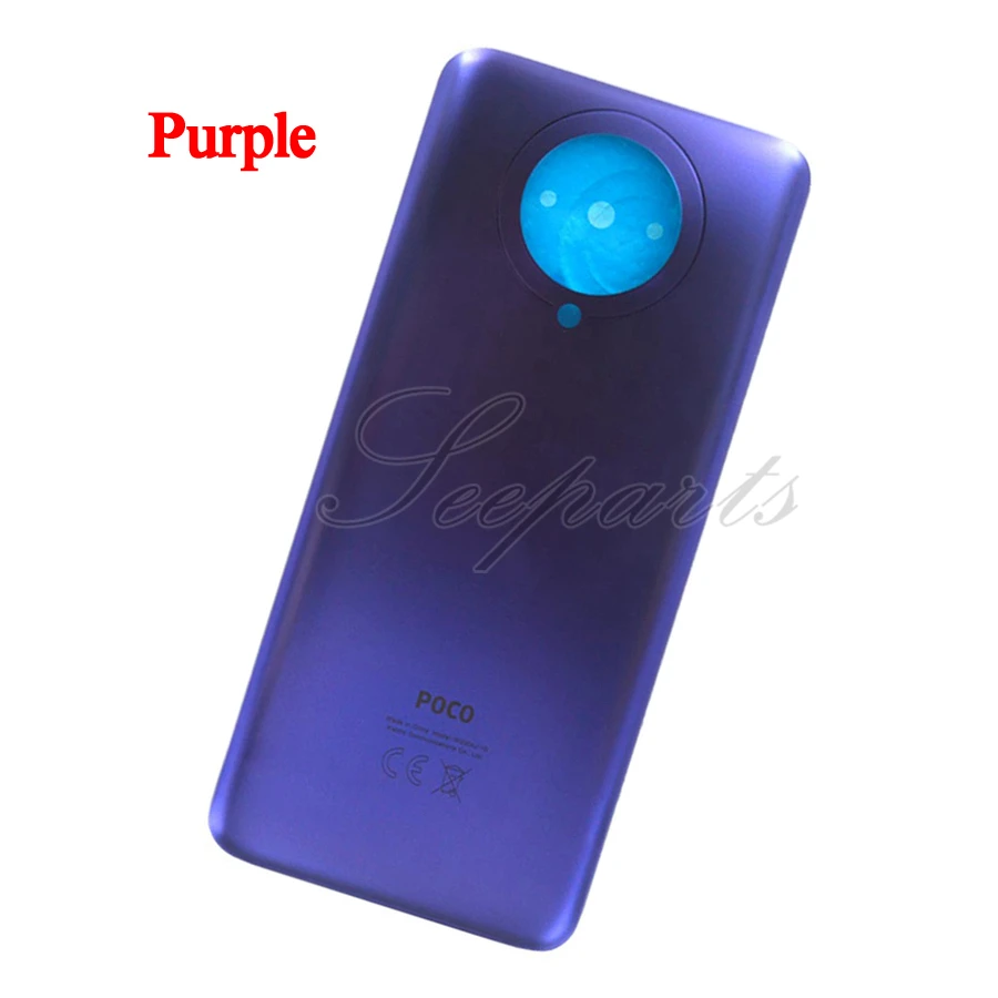 

For Xiaomi Poco F2 Pro Battery Cover Back Glass Rear Door Housing Case POCO F2 Pro Back Panel F2Pro Battery Cover With Adhesive