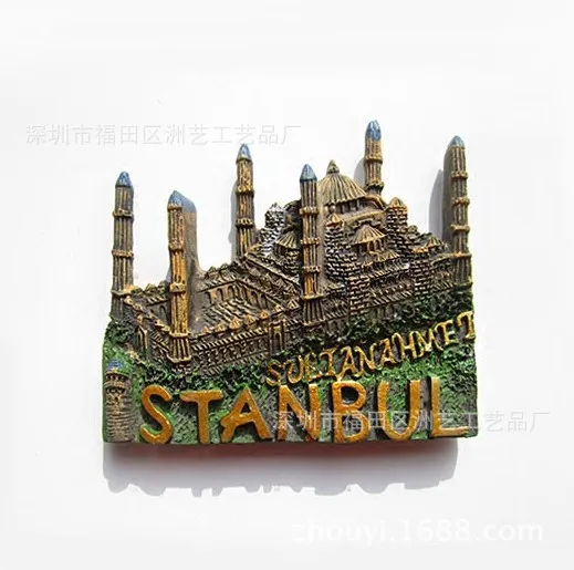 Холодильник магниты для украшения индейка сувенир Стамбул Памуккале тепловой