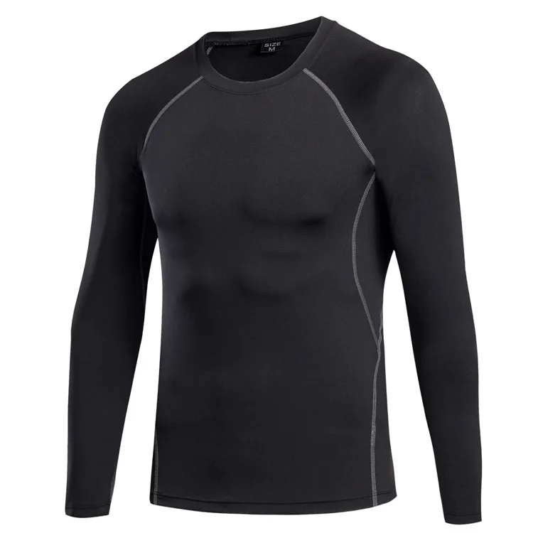 

Mens Compression Under Base Layer Top Long Sleeve Tights Sports Running T-shirts 1039 New 2022