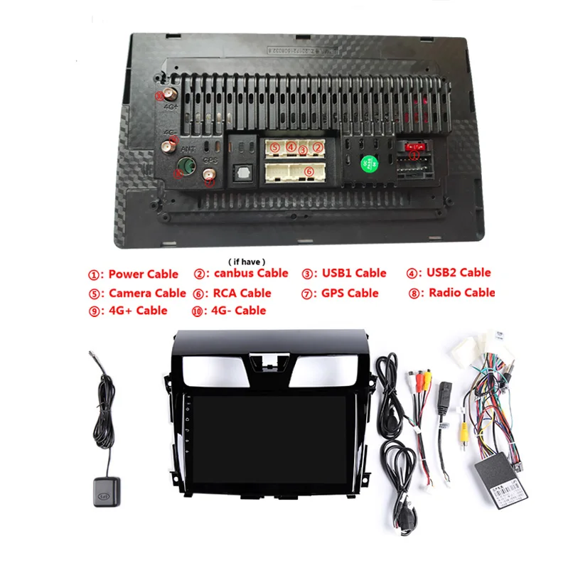 10 1 &quot2G RAM 32G ROM Android автомобильный DVD видео плеер GPS для Nissan TEANA 2013 2014 2015 2016 Altima Радио