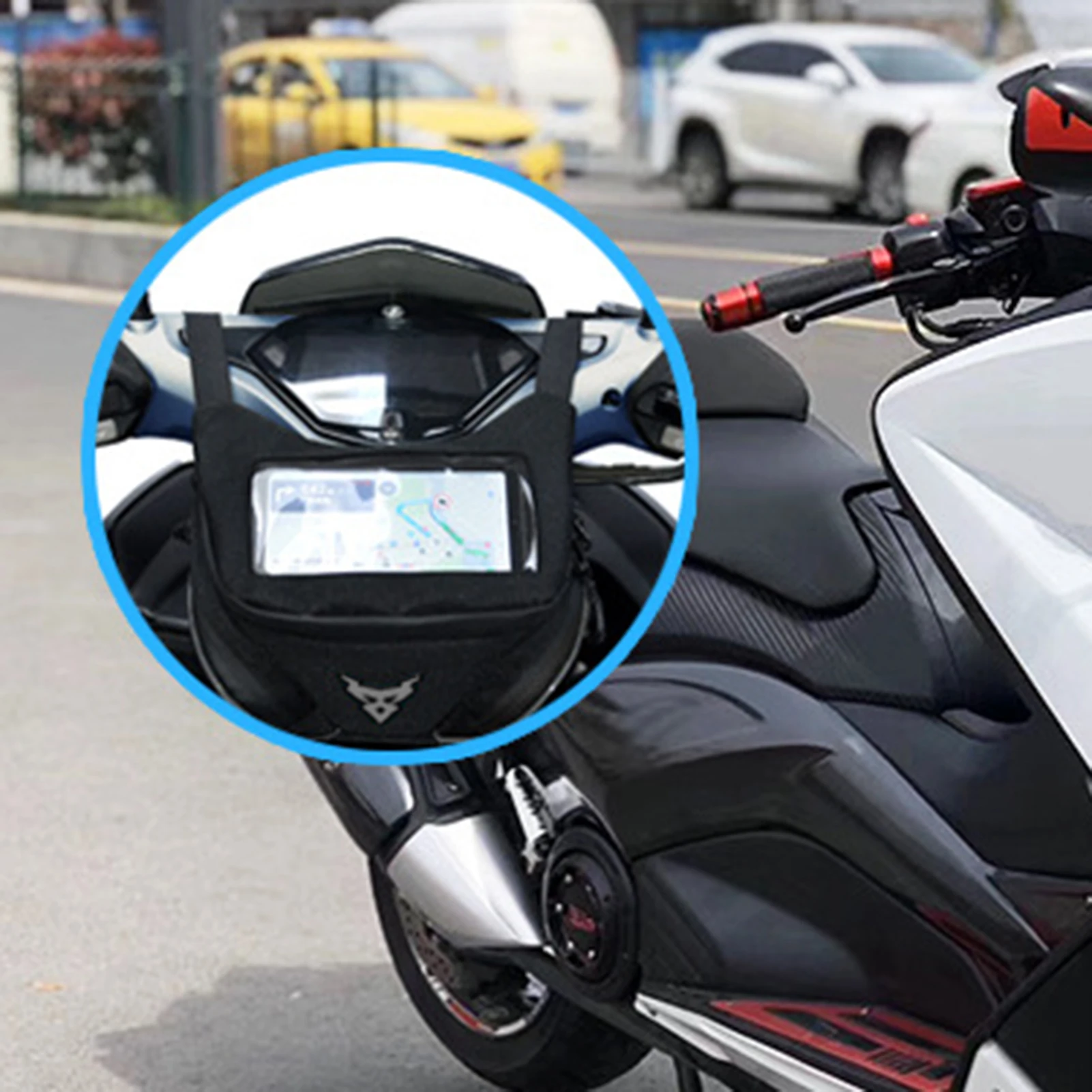 

2021 Touch Screen Motorcycle Bag Moto Single Shoulder Bag Motocross Fuel Tank Bags Rainproof Mobile Phone Navigation Bag