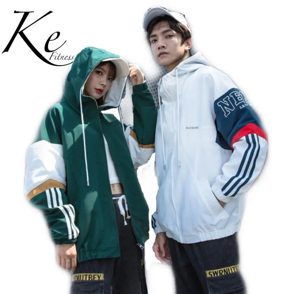 KE 2020 new chic hipster style hooded loose trend student tooling jacket man woman jacket casual couple wear jacket men woman