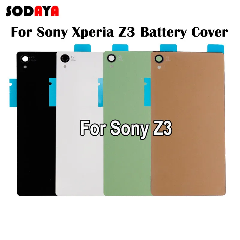 Для sony Xperia Z3 L55T D6603 D6643 D6653 D6633 Крышка батарейного отсека задняя крышка Бесплатная