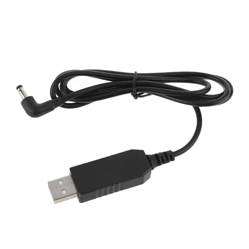 Кабель питания USB универсальный 90 градусов 5 В-12 В 4 0x3 7 мм 1 м QW | Электроника