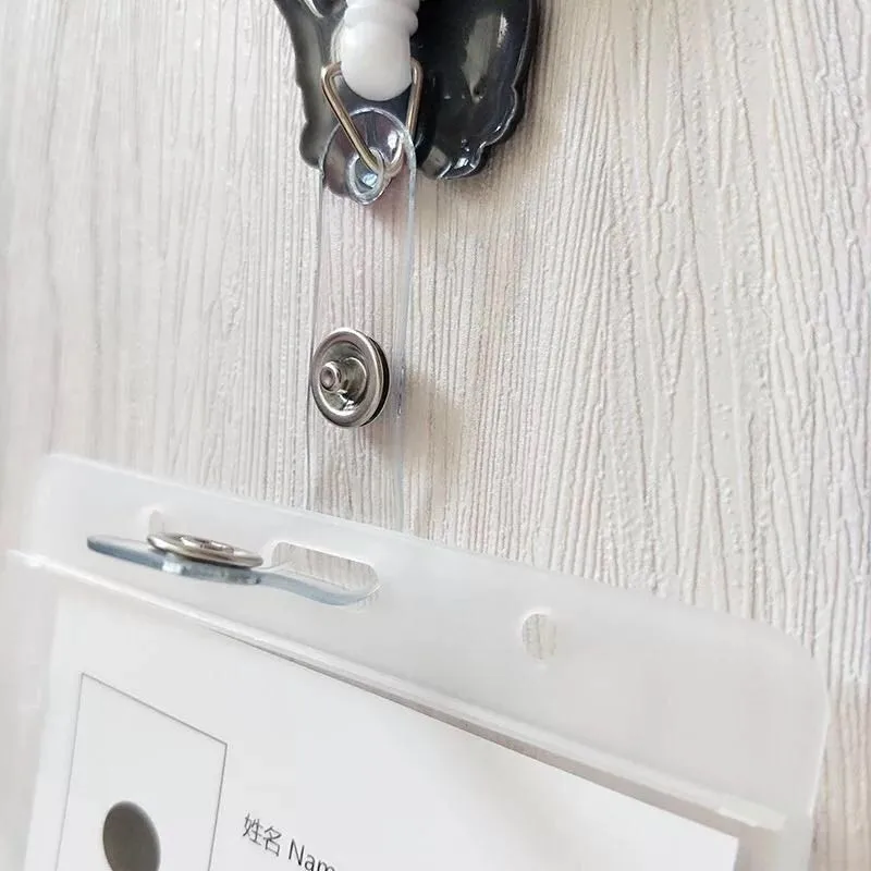 Симпатичный цветок Выдвижной Значок медсестры анти-потеря катушка Зажим Ic