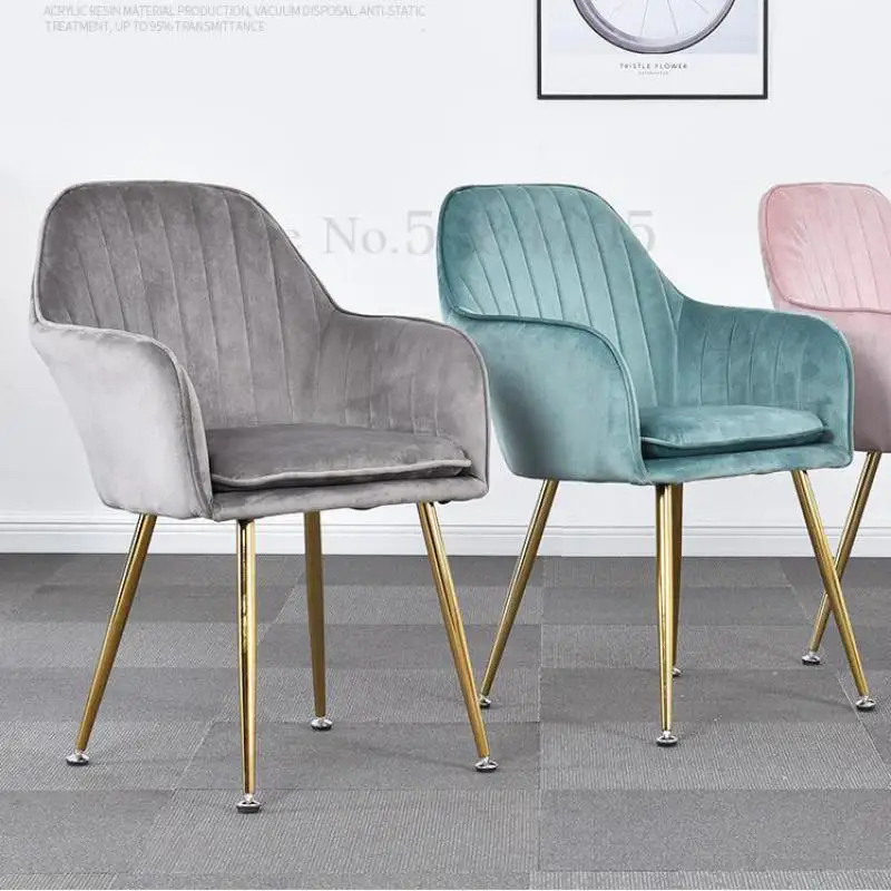 Nordic Ins чистый красный кресло для макияжа простой стол и стул одевания обеденный