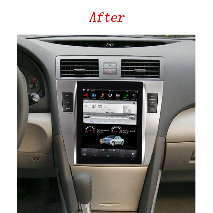 Liislee 10 4 дюйма Android для Toyota Camry 2007 ~ 2011 Автомобильный Радио Аудио Видео Мультимедиа