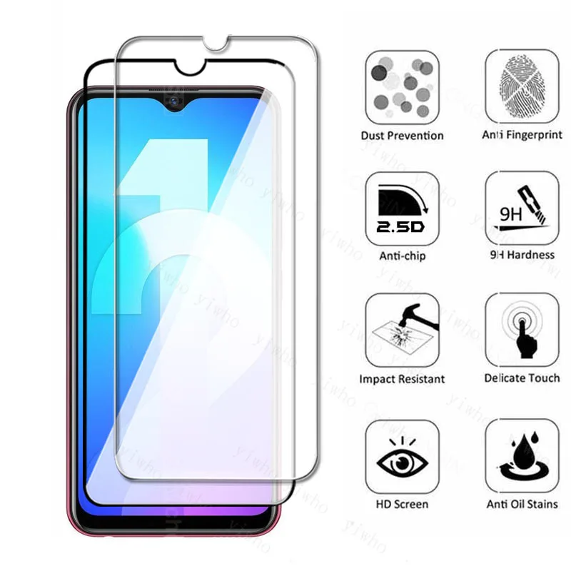 Защитное стекло для Vivo Y12 полное покрытие защита экрана на Vi vo Y 12 безопасная
