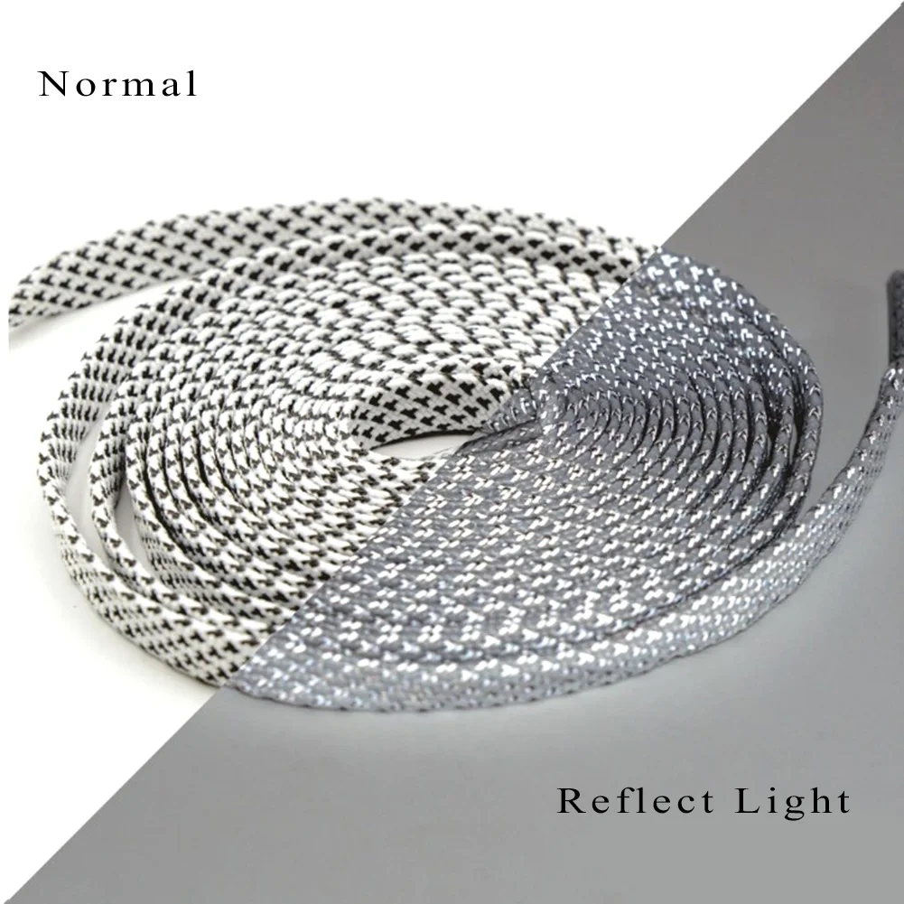 1 пара плоских шнурков для бегунов тканевые шнурки обуви эластичные прочные