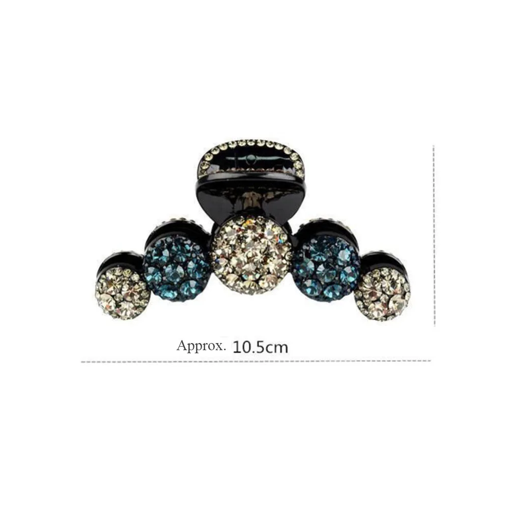 

Women Big Rhinestone Hair Claws Crab Hairpins Crystal Hair Clips Barrettes Ponytail Girls Hair Accessories Ornaments Hairgrip