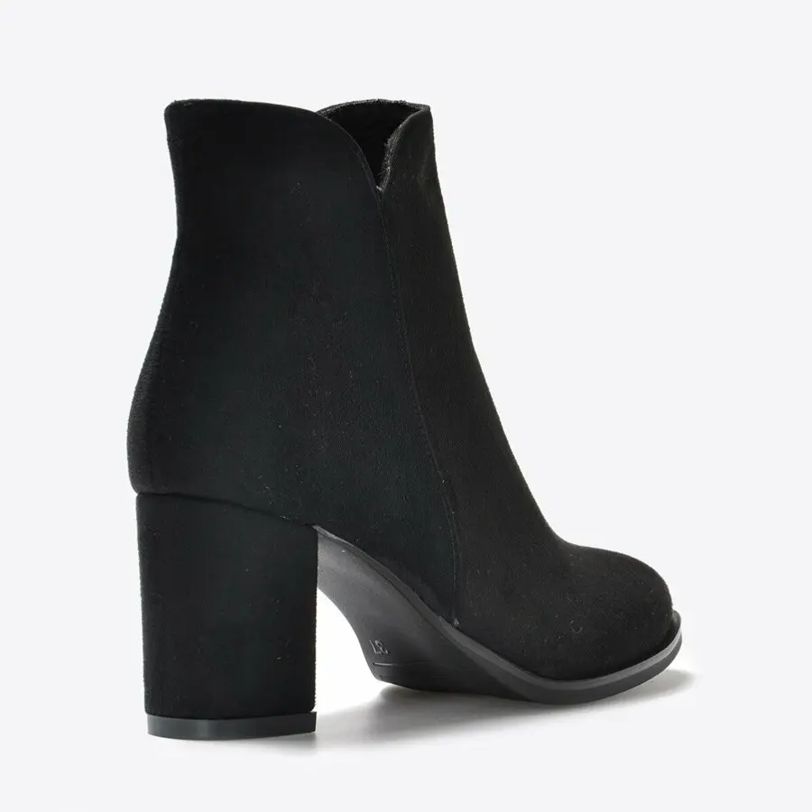 

Women Boots Mink Shoes Women Black Boots Vzn20-051K