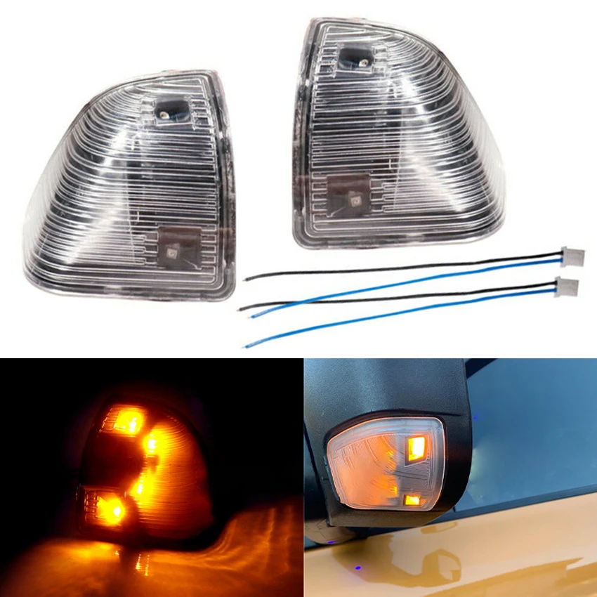 

CITALL 68302829AA 68302828AA 1 Pair LED Side Mirror Turn Signal Light Fit for Dodge Ram 1500 2500 3500 4500 5500 2011-2013 2014
