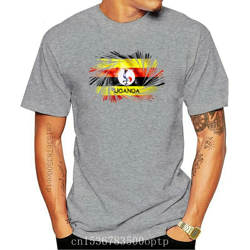 

New T-Shirt 2021 2021est 100% Cotton Brand 2021 T-Shirts Uganda Flag - White T Shirt Top Africa Country Design - Mentshirt Desig