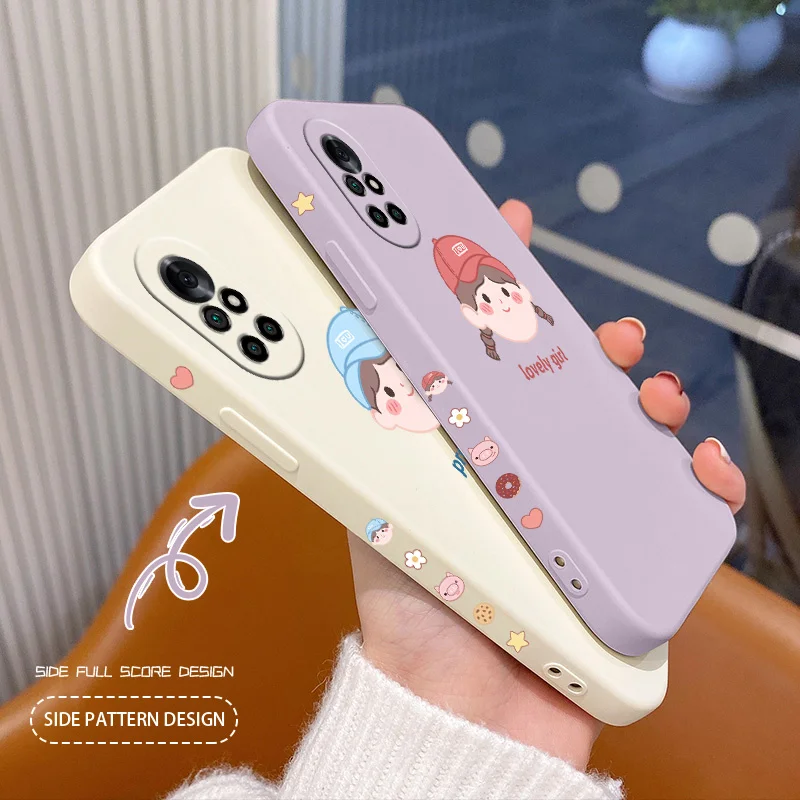 

Simple Red Riding Hood Phone Case For Huawei Nova8 8Pro 8SE Nova 7 7Pro 7SE 6 6se 5 5Pro 5Z 5I 5Ipro 5T 4 4E Silicone Cover