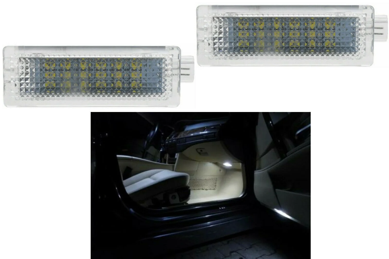 

Suitable for Volkswagen VW Beetle Polaris FOX POLO Passat B5/B6/CC seat light foot socket light