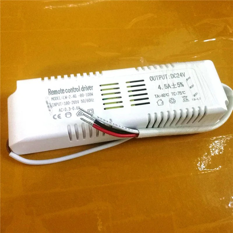 AC220V в 24V OUT 108w Светодиодная лента 2,4G дистанционное управление низковольтный источник питания