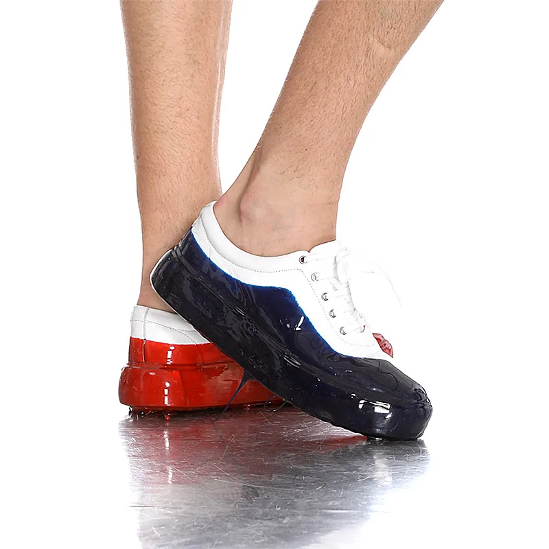 Мужская обувь новинка 2020 корейский тренд кожаные мужские туфли первого слоя на