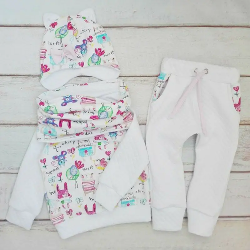 Focusnorm модная одежда для новорожденных детей 0-24 м комплект одежды маленьких