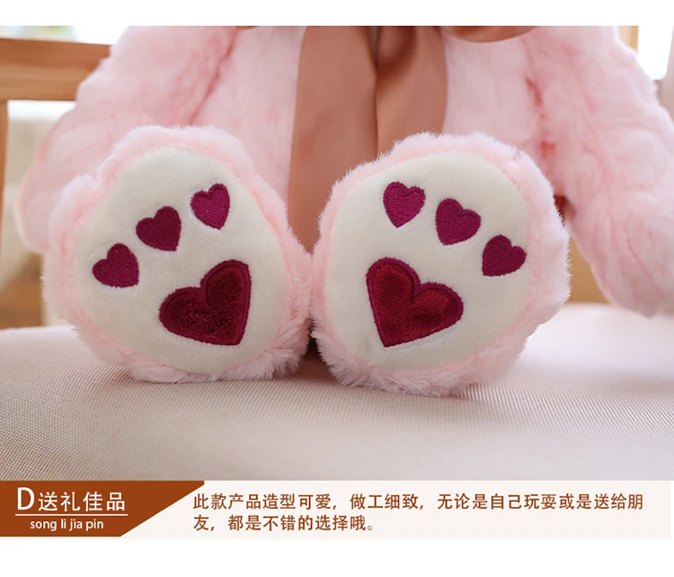 40cm/55cm Plush Teddy Bear Toy Stuffed Bear Dolls Pink Blue Brown Teddy Toy Children Kids Christmas Gifts New Year present