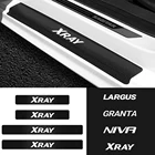 4 шт., автомобильные наклейки из углеродного волокна для LADA Largus Granta Niva Xray