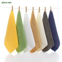 5pcslot 3335cm 100 cotton hand towel bathroom soft face towel baby shower for home super absorbent cleaning cloth towel gift