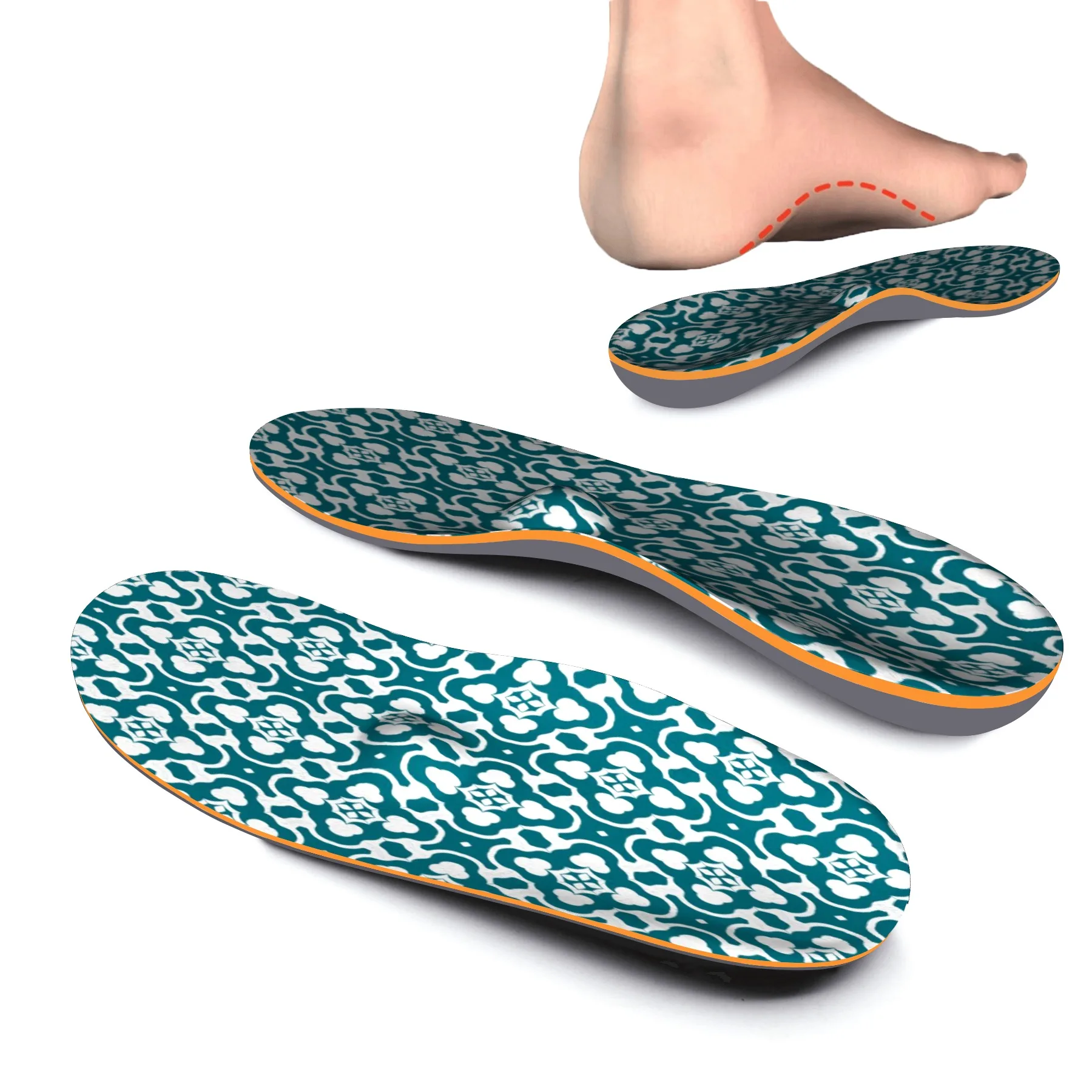 Plantar Fasciitis Flat Feet Orthopedic Insoles Cushion Men Heel Pain Spur Arch Metatarsal Support Orthotics Sneaker Inserts Sole