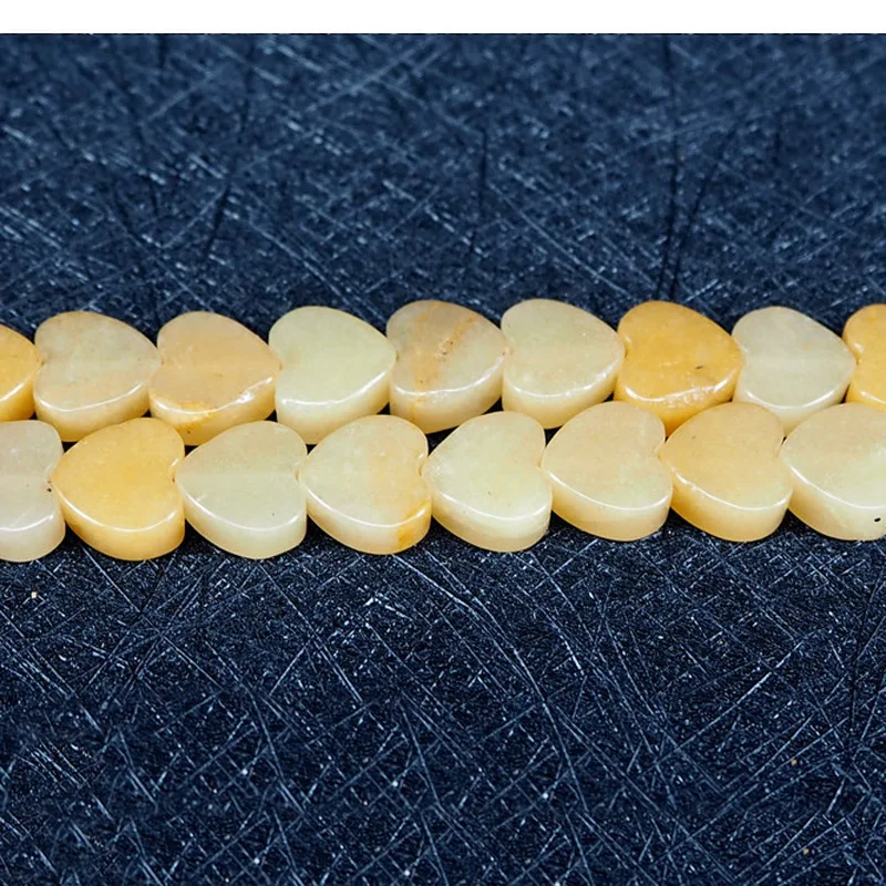 Натуральный кристалл 10 мм Персиковое Сердце Бусина модные дикие мужчины и