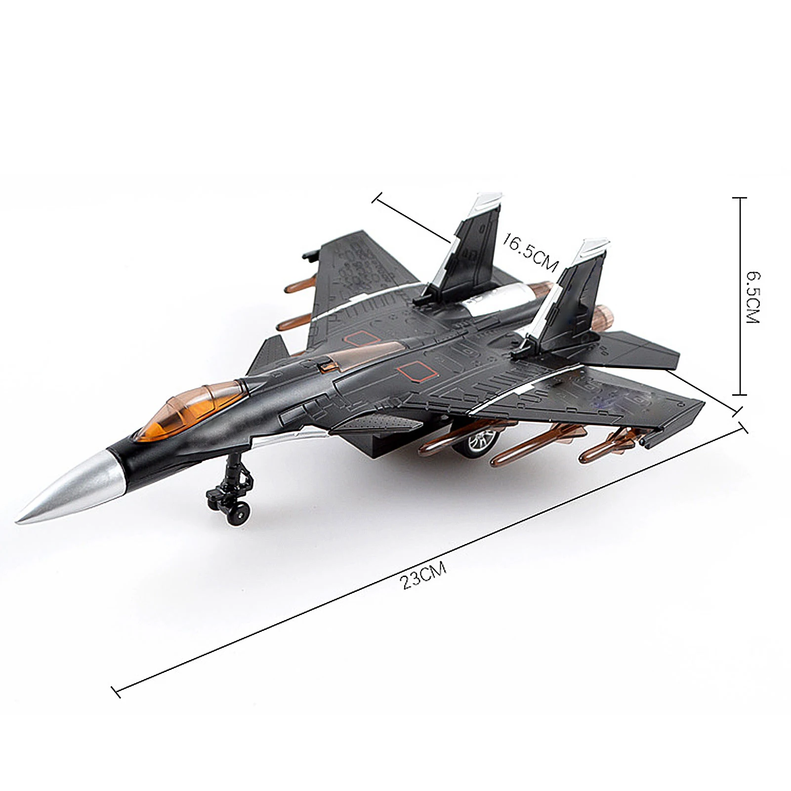 

Pull Back Light Music Fighter Airplane Aircraft Collection Model Toy Kids Gift