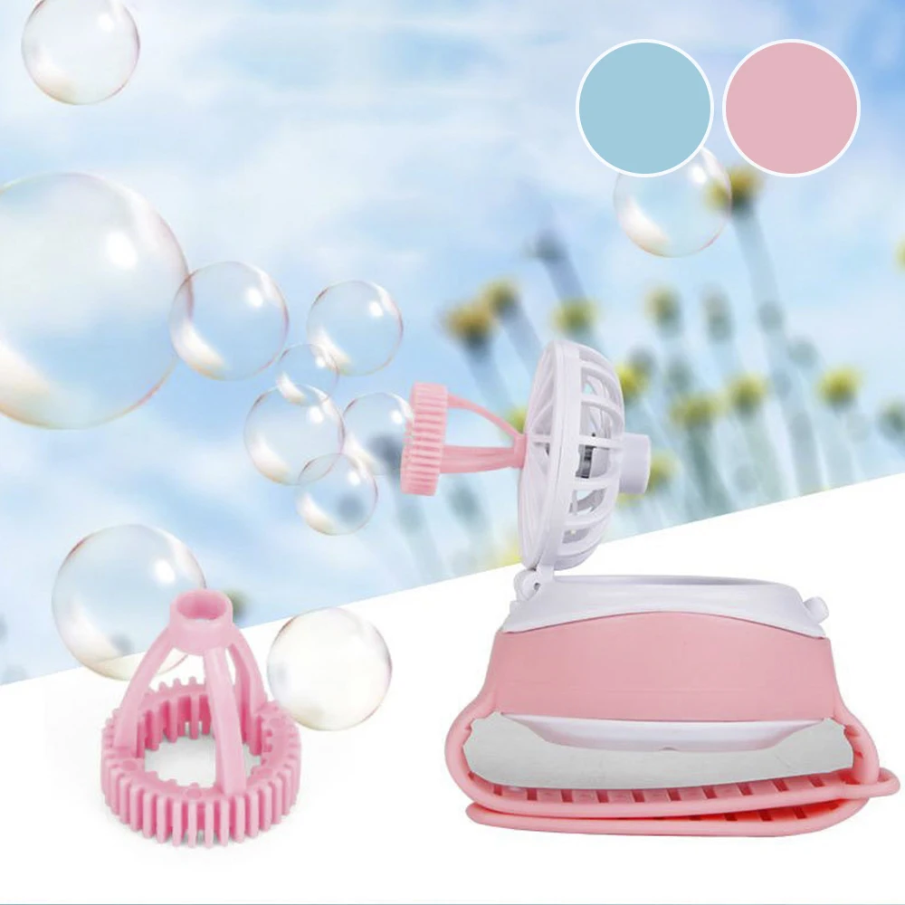 

Outdoor Fun Bubbles Children's Watch Automatic Bubble Blowing Machine Mini Portable USB Charging Spray Three-speed Watch Fan