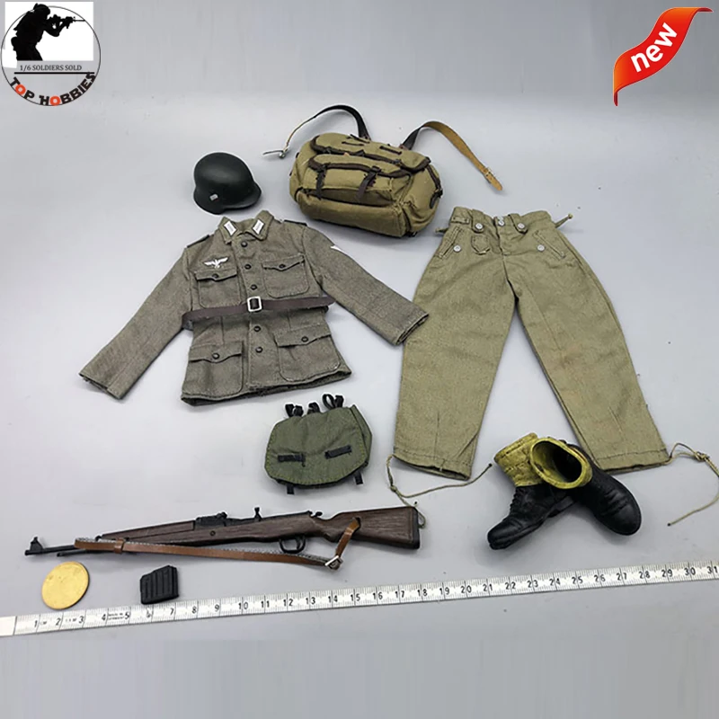 Фигурка 1/6 модель немецкого горного солдата G43 униформа для шлема стреляющего