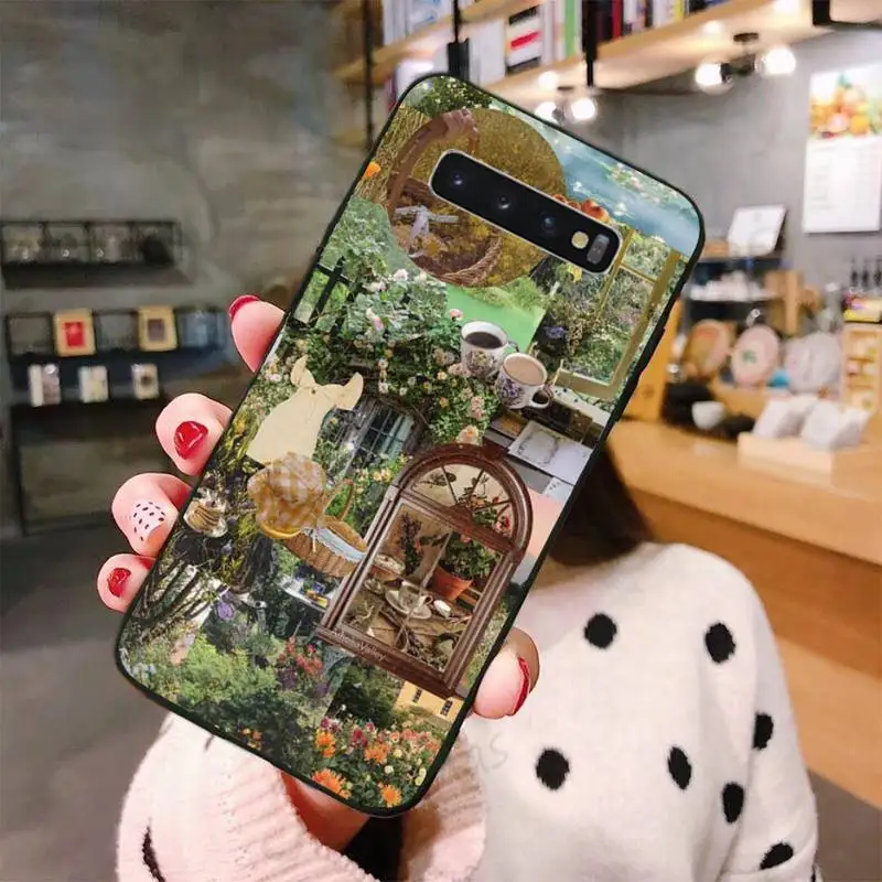 

Cottagecore ins style poster Phone Case For Samsung A50 A51 A71 A20E A20S S10 S20 S21 S30 Plus ultra 5G M11 funda shell