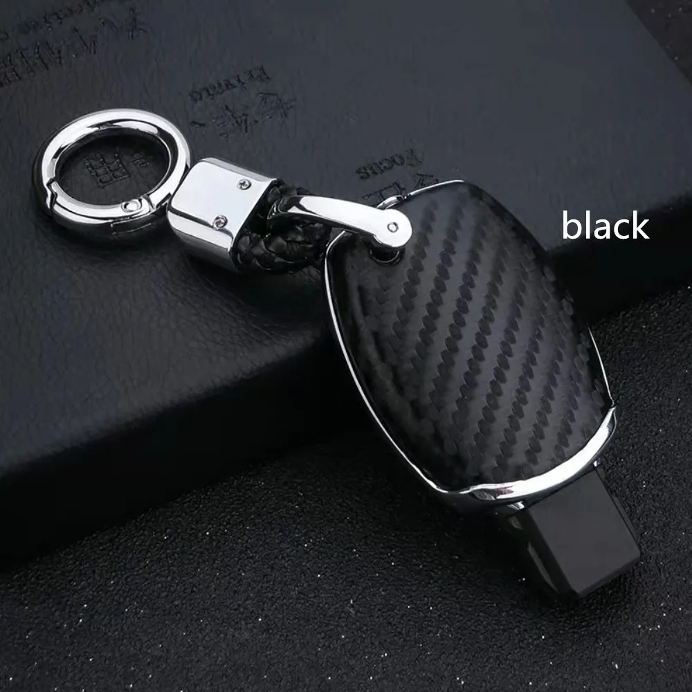 Чехол из натуральной кожи с оцинкованным сплавом для автомобильных ключей чехол