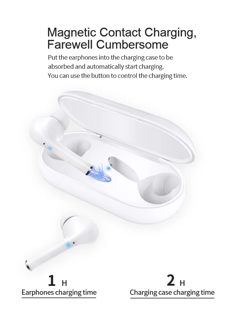 Bluetooth V5.0 сенсорная Операционная гарнитура TWS истинные беспроводные двойные наушники бас звук для huawei Xiaomi Iphone samsung мобильный телефон