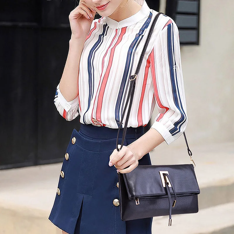 

Women's Designer Luxury Handbag Solid Shoulder Messenger Bag 2020 Fashion New High Quality PU Leather Shoulder & Crossbody Bags