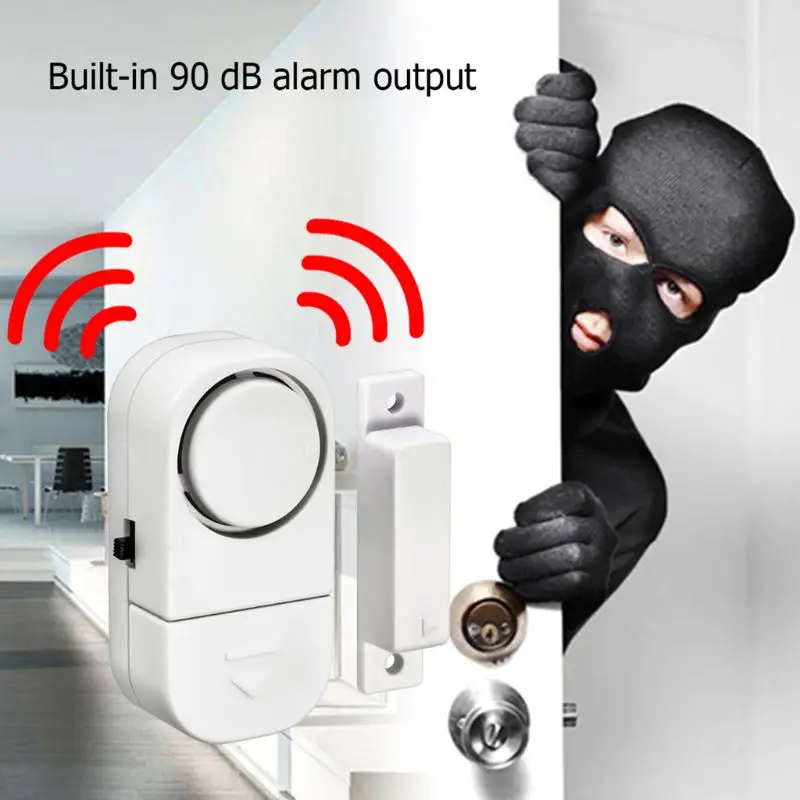 

Wireless Window Door Burglar Security Warning Alarm System Magnetic Sensor R91A