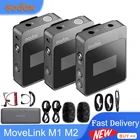 Беспроводной микрофон Godox MoveLink M1 M2 2,4 ГГц, петличный микрофон, передатчик для телефона, цифровой зеркальной камеры, смартфона