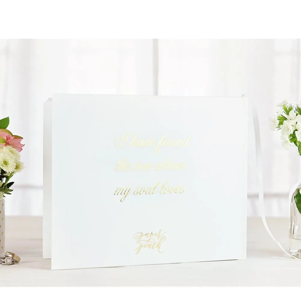 Индивидуальная монограмма Свадебная Гостевая книга розовая и Золотая подарок на