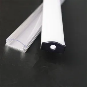 Алюминиевый профиль для кухонного шкафа, Светодиодная лента 0,5 мкатушка, 2-30 шт.лот, 5050,5630 мкатушка, с молочнымпрозрачным покрытием, 12 мм