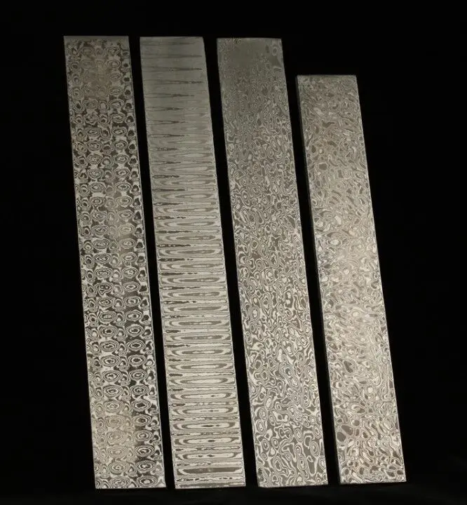 1 шт. разнообразный DIY нож для изготовления дамасской стали узор Роза лезвие