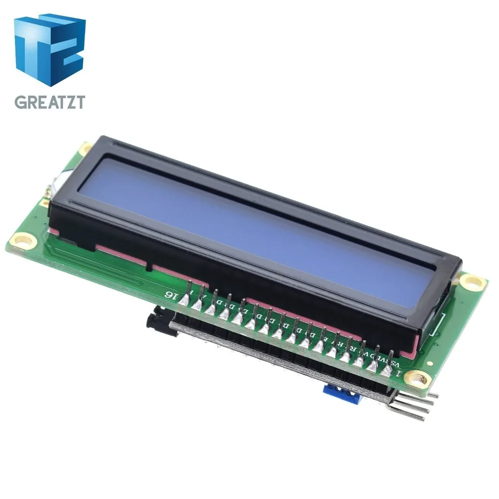 GREATZT 1 шт. модуль ЖКД синий зеленый экран IIC/igc 1602 для arduino 1602 lcd UNO r3 mega2560 lcd 1602
