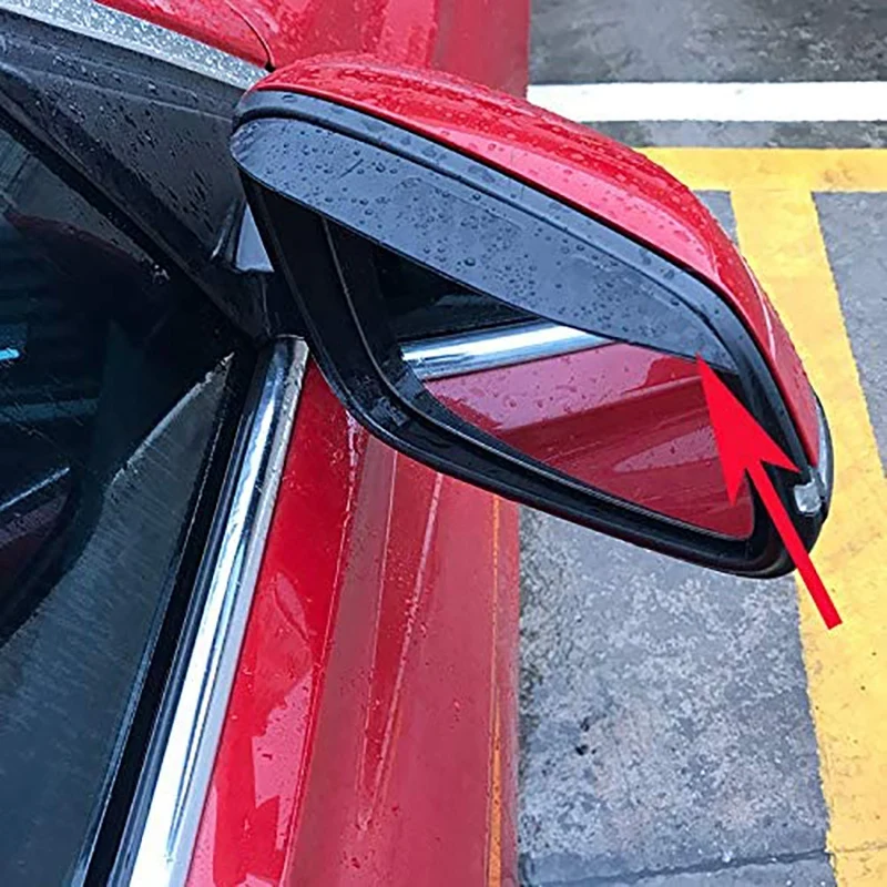 For Volvo XC90 2004-2015 Car Rearview Mirror Eyebrow Cover Rain-Proof Protection Decoration Accessories | Спорт и развлечения