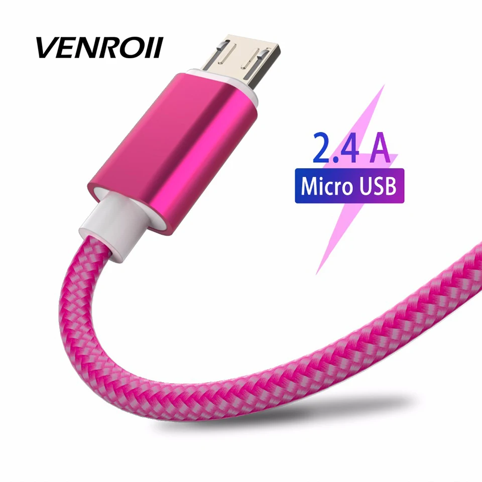 Micro Usb кабель Android Быстрая зарядка USB синхронизации данных Зарядное устройство кабели мобильный телефон кабель для samsung A7 S7 для Xiaomi 1 м/2 м/3 м провода